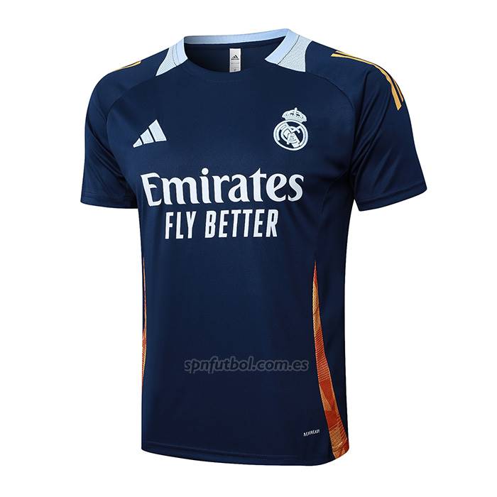 Chandal del Real Madrid Manga Corta 2024-2025 Azul - Pantalon Corto